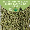 thumbnail image 3 of SPICY ORGANIC Green Cardamom Pods 10 LBS. - Certified USDA Organic -Whole Cardamom Spice  (Hari Elaichi) for Cooking and Baking, 3 of 10