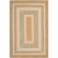 thumbnail image 1 of CPDD Braided Collection BRD314A CPDD Fait Main Cottage Réversible Accent 2 Pieds x 3 Pieds, Tan / Multi Tan / Multi 2 Pieds x 3 Pieds, 1 of 5