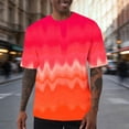 thumbnail image 2 of Camiseta de Manga Corta Deportiva Elástica Suelta de los Hombres, Blusa Atlética de Secado Rápido Transpirable para Entrenamientos de Ejecución Del Gimnasio, 2 of 8