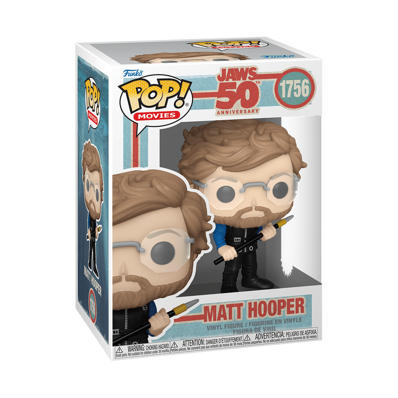 Funko Pop! Movies: Jaws - Matt Hooper figurine en vinyle