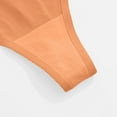 thumbnail image 5 of Ashirexll Thongs for Women, Silk Underwear for Women Solid Color Seamless No Show Stretch Thong Panties Orange M, 5 of 8