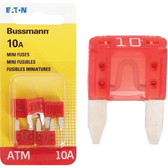 Mini Blade Auto Fuse, 10A, 32V, 5-Pk.