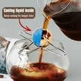 thumbnail image 3 of Frozen Espresso Ball, Coffee Chiller, Stainless Steel Cooling Ice Balls for Enhanced Flavor, Better Tasting, Reusable, Dishwasher-Safe, Fits Most Cups, Includes Stand & Pouch, 3 of 8