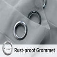 thumbnail image 5 of Outdoor Waterproof Curtain for Patio and Porch with Rain Protection and Semi Shade(Gray), 5 of 6