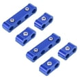 thumbnail image 1 of Unique Bargains 2 Set 8mm Car Auto Engine Spark Plug Wire Separator Looms Divider Organizer Clamp Aluminum Alloy Blue, 1 of 7