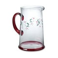 thumbnail image 3 of Pfaltzgraff Winterberry 2.5 Qt Handpainted Glass Water Pitcher, 3 of 6