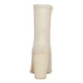 thumbnail image 2 of STEVE MADDEN Womens Ivory Stretch Thorn Pointed Toe Block Heel Zip-Up Leather Western Boot 9.5 M, 2 of 4