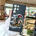 thumbnail image 2 of Añade un toque de creatividad a tu iPhone con esta funda flexible de goma TPU a prueba de golpes que presenta un diseño de dibujos animados único., 2 of 4