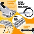 thumbnail image 5 of Welmotive Scooter for Kids Ages 6+, Teens & Adults, Lightweight Kick Scooter 3 Adjustable Heightand Rear Brake, Big Wheel Foldable Scooter for Indoor & Outdoor., 5 of 7