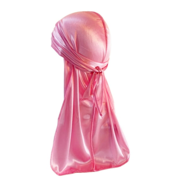 Headwraps surtido colores larga cola pirata sombrero unisex a prueba de viento una sola capa atractivo elegante diseño transpirable turbante gorros rosa Methold AP008604-07B