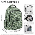 thumbnail image 5 of Psesaysky Adjustable Padded Straps Book Bag for School Travel, Polyester Lightweight Kids Backpack, Camouflage Pattern, 5 of 10