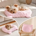 thumbnail image 2 of Bear-Shaped Pet Pillow for Small Dogs and Cats, Cute Polyester Neck Support Cushion, Soft Washable Travel Pillow for Crates, Carriers and Beds, 4 Colors Available, Cozy and Soft, 2 of 7