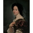thumbnail image 3 of Giovanni Battista Gaulli 20x24 Black Modern Framed Museum Art Print Titled - Portrait of a Woman (ca. 1670s), 3 of 5