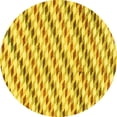 thumbnail image 1 of Ahgly Company Machine Washable Indoor Round Solid Yellow Modern Area Rugs, 8' Round, 1 of 1