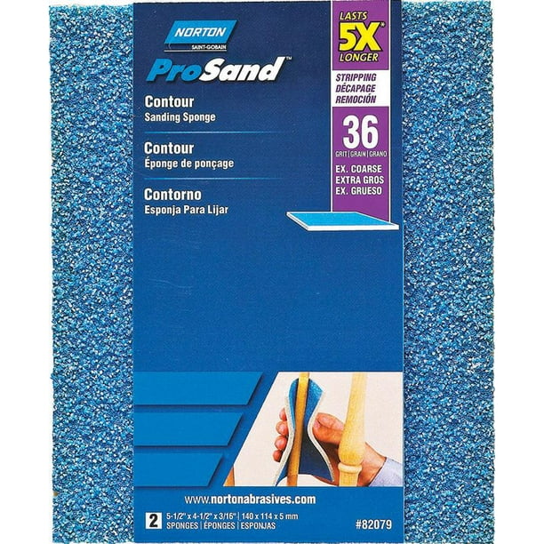 Norton 82079 5 x 36 Grit Contour Sanding Pads