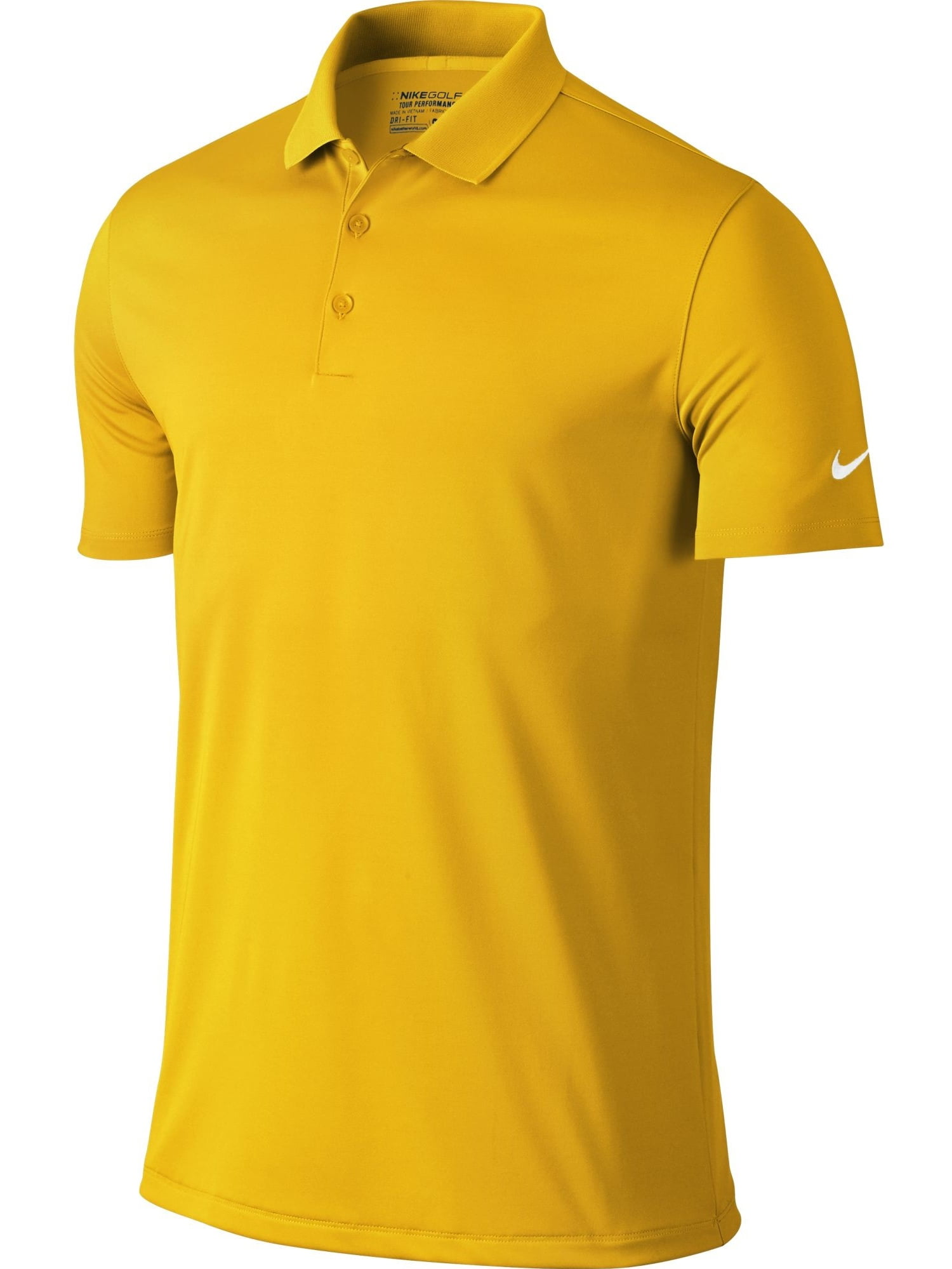 nike golf shirt yellow