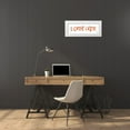thumbnail image 3 of Barrett, Erin 32x13 White Modern Wood Framed Museum Art Print Titled - I Cant Cook, 3 of 4