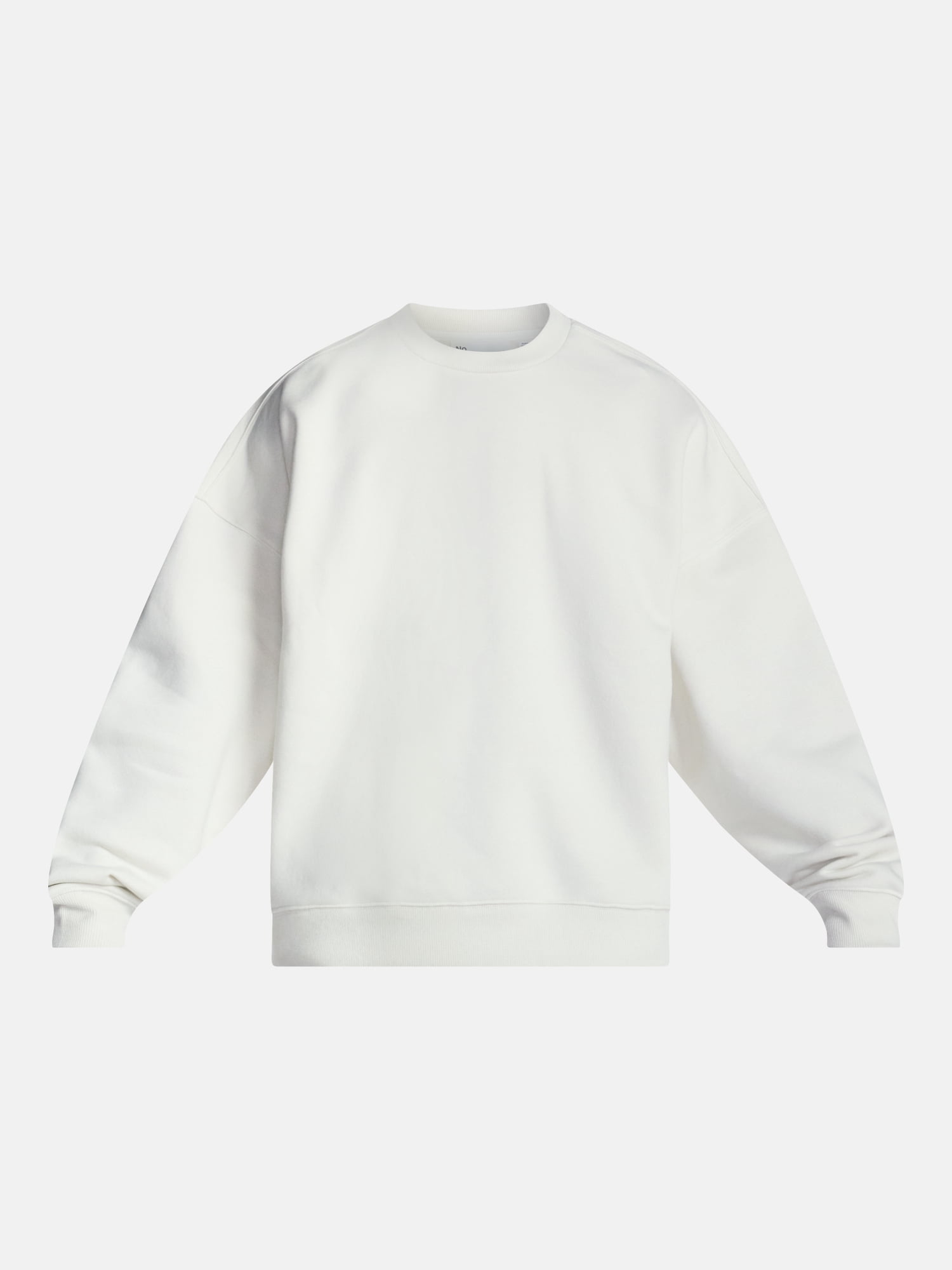 No Boundaries Crewneck Fleece Sweatshirt with Long Sleeves, Men's XS-4XLT