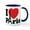 White/Navy Inside, variant on CafePress - I Love Paris Mug - 11 oz Ceramic Mug - Novelty Coffee Tea Cup