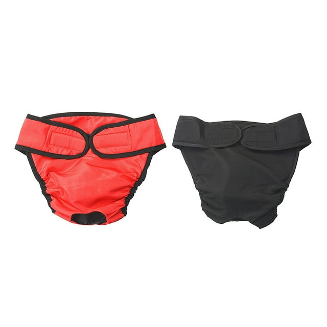 BESTYASH 2Ud Pet Physical Pant Sanitario Para Perros Con Tela Lavable Y De Gancho