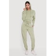 thumbnail image 2 of Women's Angel Rhinestone Zip Front Cropped Hoodie, 2 of 5