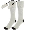 thumbnail image 1 of Calcetines térmicos eléctricos con batería recargable de 2200mAh, medias térmicas con 3 Ajustes de calor, para invierno, 1 of 4