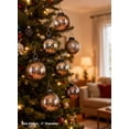 thumbnail image 5 of Serene Spaces Living Decorative Antique Bronze Mercury Glass Ball Ornament for for Holiday Décor, Set of 6, 5 of 6