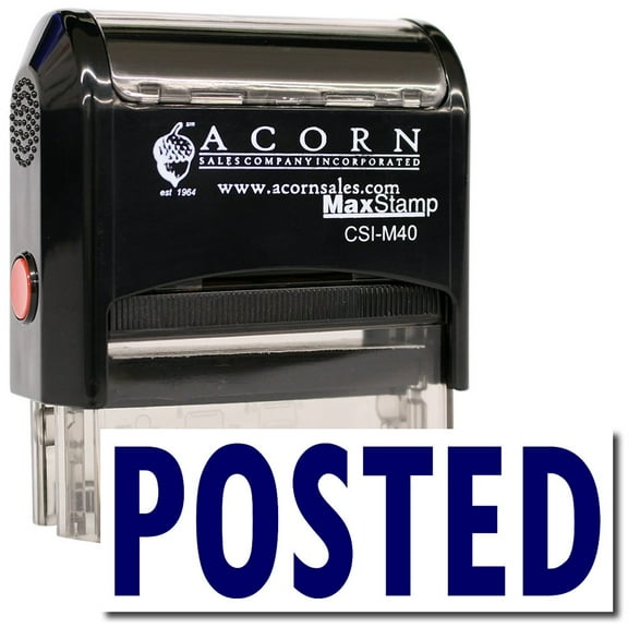 Large Self-Inking Posted Stamp