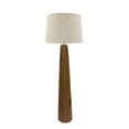 thumbnail image 2 of Ely 59" Tall Resin Floor Lamp With Wood Finish and Linen Shade, 2 of 4