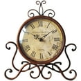 thumbnail image 1 of SHISUYAN Classic Vintage Desk Clock Decorative Piece Mute Design No Battery Required, 1 of 7