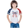 thumbnail image 6 of GERsome Boys Girls Short Sleeve T-Shirts Unisex Kids Crewneck Tee Patriotic Graphic Tees for 4th of July American Flag Shirts, 13-14 Years, 6 of 7