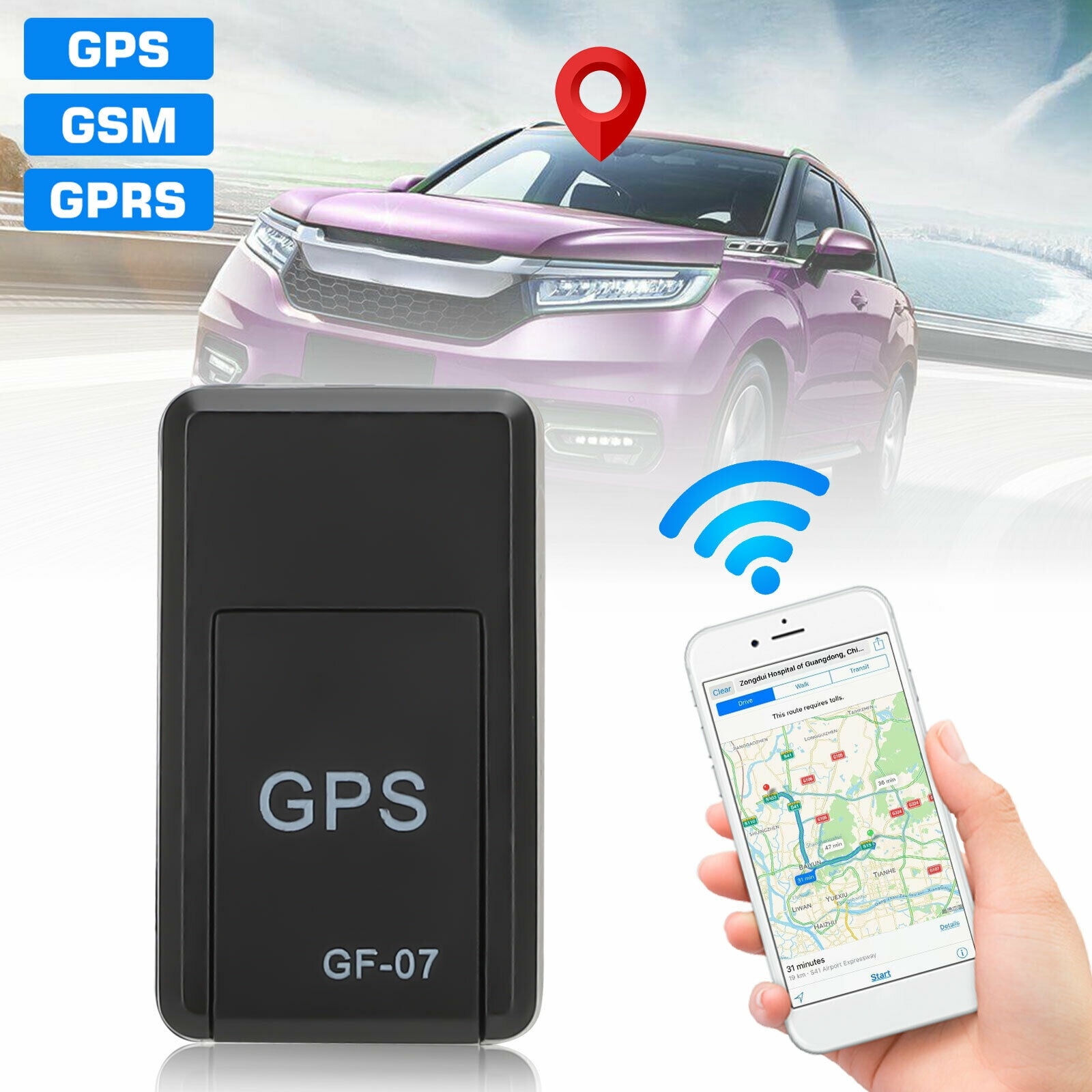 RF-V6 GPS-Tracker Mini tragbare GSM-Locator Anti-Verlorene für Track Auto 
