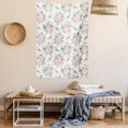 thumbnail image 2 of Shabby Chic Tapestry, Peonies Sweet Peas Roses Bouquet and Butterflies Pastel Tones Bridal Theme, Wall Hanging for Bedroom Living Room Dorm Decor, 40W X 60L Inches, Pale Pink Green, by Ambesonne, 2 of 5