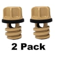 thumbnail image 2 of JSP Manufacturing Cooler Drain Plug & Gasket Assembly Compatible with Yeti, RTIC, ORCA, OVO, Bird Dog Coolers 70QT 110QT Tan (2), 2 of 9