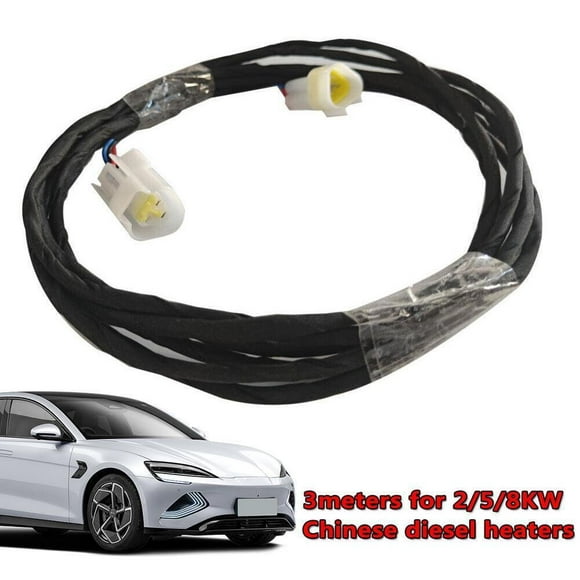 SPRING Extended Length 3meters Cable for 12V Diesel Heater LCD Screen Extension Compatible with 2/5/8KW Chinese Diesel Heaters