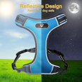thumbnail image 3 of Anti Pull Dog Harness, Breathable Dog Harness Easy To Put On, Reflective Adjustable Dog Vest, Soft Mesh Comfort, 3 of 5