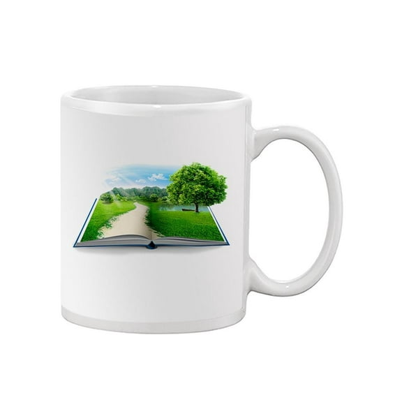 Nature Books Mug Unisex's -Image by Shutterstock