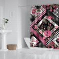 thumbnail image 2 of Pioneer Flower Floral Print Pattern Shower Curtain 72"x84" ,Bathroom Decorative Shower Curtains Set with 12 Hooks,Modern Waterproof Washable Shower Curtain, 2 of 6