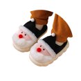 thumbnail image 6 of Lojoutye NEW Girls Slippers Santa Furry Home Slippers Christmas Slippers for Boys Girls Christmas Baby Girls Slippers Cute Warm Soft Non Cute Slippers for Girls indoor Slipper Bush Memory Fo, 6 of 7