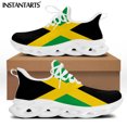 thumbnail image 1 of Zapatos de hombre, zapatillas casuales con bandera de Jamaica, marca de diseñador, moda, con cordones, para caminar, zapatos planos de verano para hombre, calzado, 1 of 6
