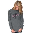 thumbnail image 5 of Hit Me Cupid Romantic Valentines Day Women's Long Sleeve T Shirt Brisco Brands L, 5 of 6