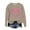 Khaki#1, variant on Xuniizn Women Sweatshirt, Valentine's Day Heart Print Long Sleeve Crewneck Casual Loose Shirts, Plus Size Soft Comfortable Tops, Gifts for Her