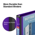 thumbnail image 4 of Staples Better 1-Inch D 3-Ring View Binder Purple (19065) 827599, 4 of 7