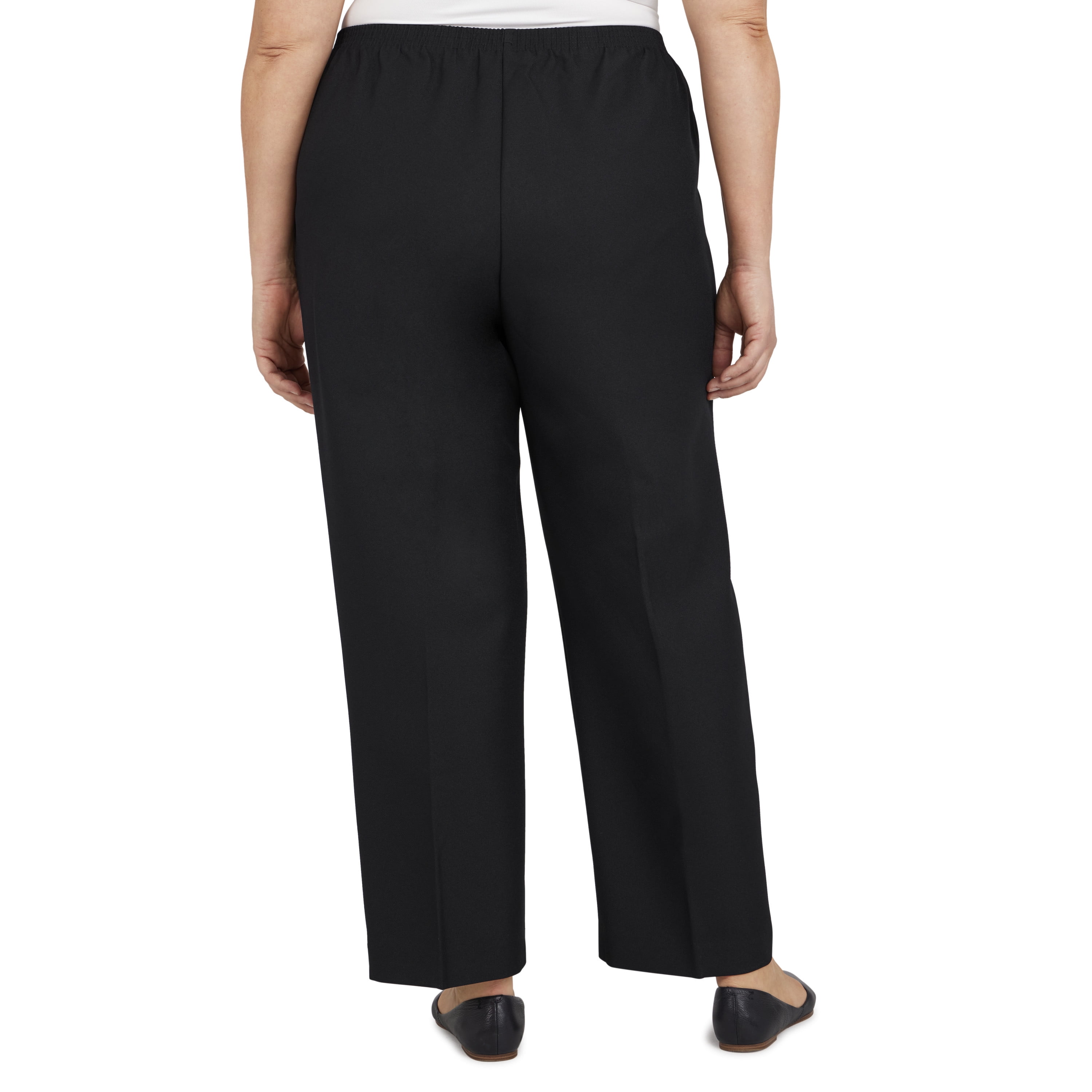 Alfred Dunner Womens Plus-Size Solid Medium Pant - Walmart.com