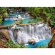 thumbnail image 1 of Cuadros Decorativos (DE0140) 5D DIY taladro completo diamante pintura cascada punto de cruz bordado Kits 40x50cm Wdftyju embutido en tela, 1 of 1