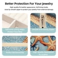 thumbnail image 3 of Starfish Travel Portable Square Jewelry Box Organizer: Ideal Solution for Rings, Earrings, Necklaces, Bracelets, and More! Gift for Girls and Women., 3 of 6