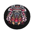 thumbnail image 2 of ZNDUO Samurai Girl Warrior Pattern Spare Tire Cover, Universal Spare Tire Wheel Covers 15 inch, 2 of 8