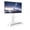 White, variant on Homy Casa Mobile TV Stand for 32-75 Inch TVs with Wheels, Swivel Adjustable Height Storage Shelf and Drawer