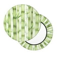 thumbnail image 2 of Naloa Bamboo Stems And Leaves Round Bar Stool Cushion Cover 12-14 inch, Fits Kitchen, Office, Restaurant Chairs - {sizeName}12 inch, 2 of 7