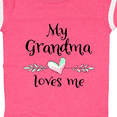 thumbnail image 4 of Inktastic My Grandma Loves Me Heart Grandchild Boys or Girls Baby Bodysuit, 4 of 5